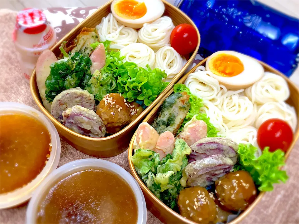 Snapdishの料理写真:今日の夫婦弁⁽⁽ ◟(灬 ˊωˋ 灬)◞ ⁾⁾💕|桃実さん