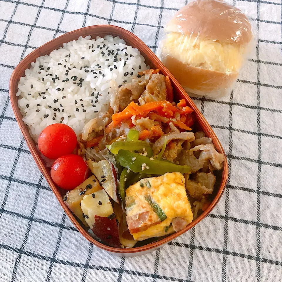 Snapdishの料理写真:三男男子高校生弁当|mickyさん