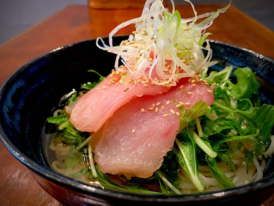 びんちょうまぐろの昆布〆そうめん|半田手延べそうめんの店 阿波や壱兆さん