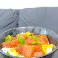 マグロアボカド丼|まーくんさん