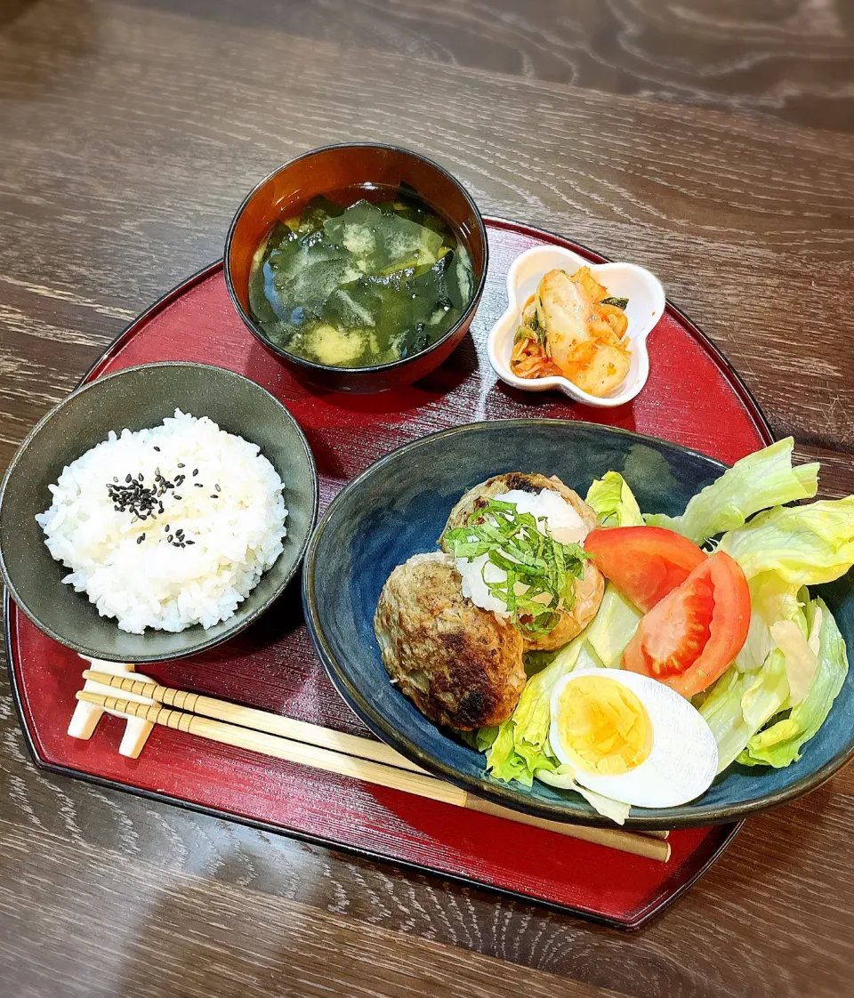 おろしハンバーグ定食♪♪|mocoꕤ*.゜さん