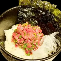 タンネギトロ丼|焼肉ソムリエ® 萬樹亭　萬野さん