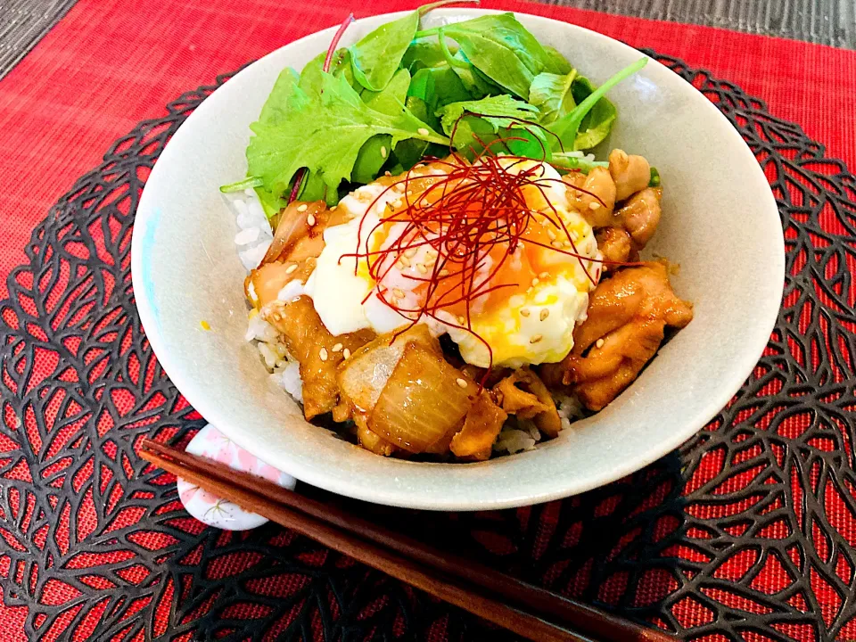 ダッカルビ丼|ゆきえもんさん