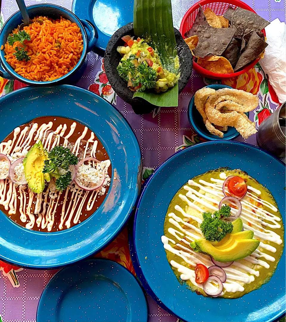 Mexican plates (★El Catrin, Genève, Switzerland)|Erie.I.Wさん