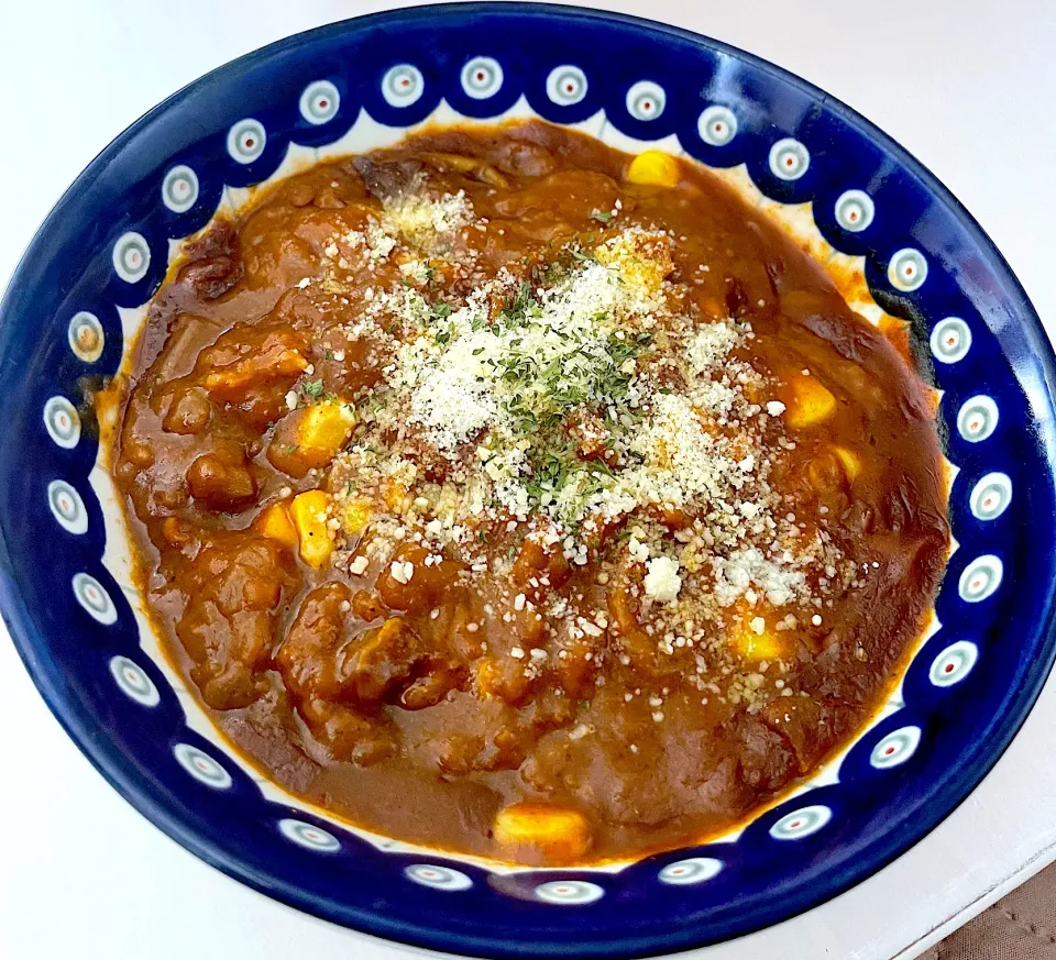 コーンたっぷり！カレーそうめん🍛|jiruさん