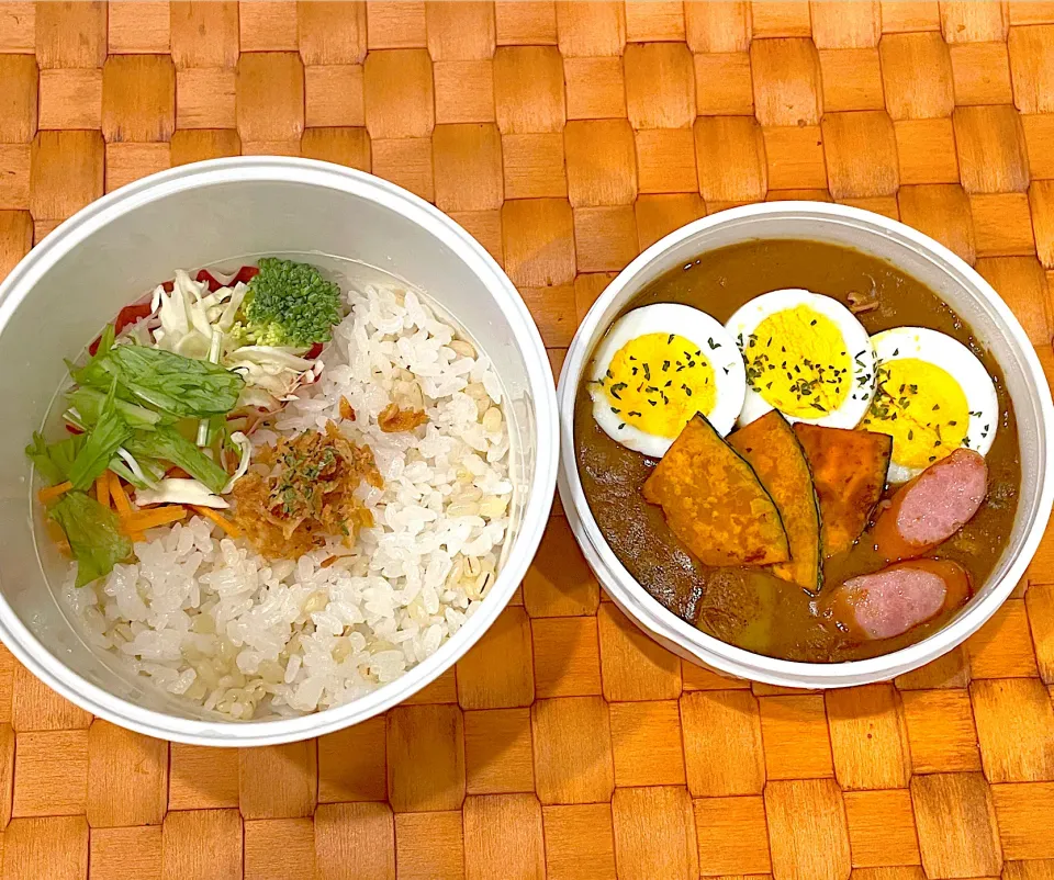 中学生息子のお弁当🍱 カレーライス弁当🍱🍛|Snow10さん