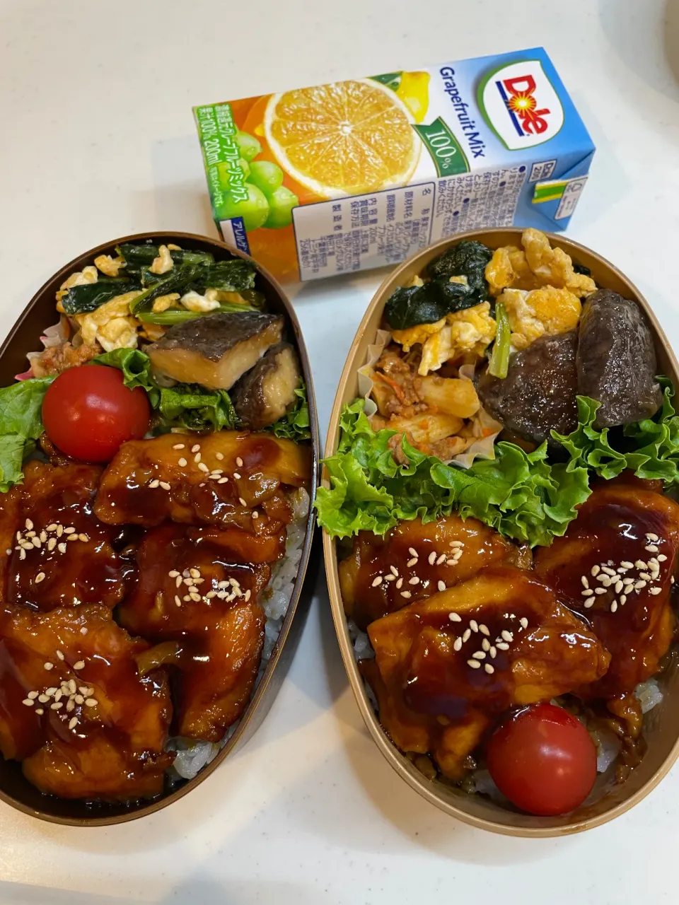 Snapdishの料理写真:2023.06.23 JKと私のお弁当|こむぎさん