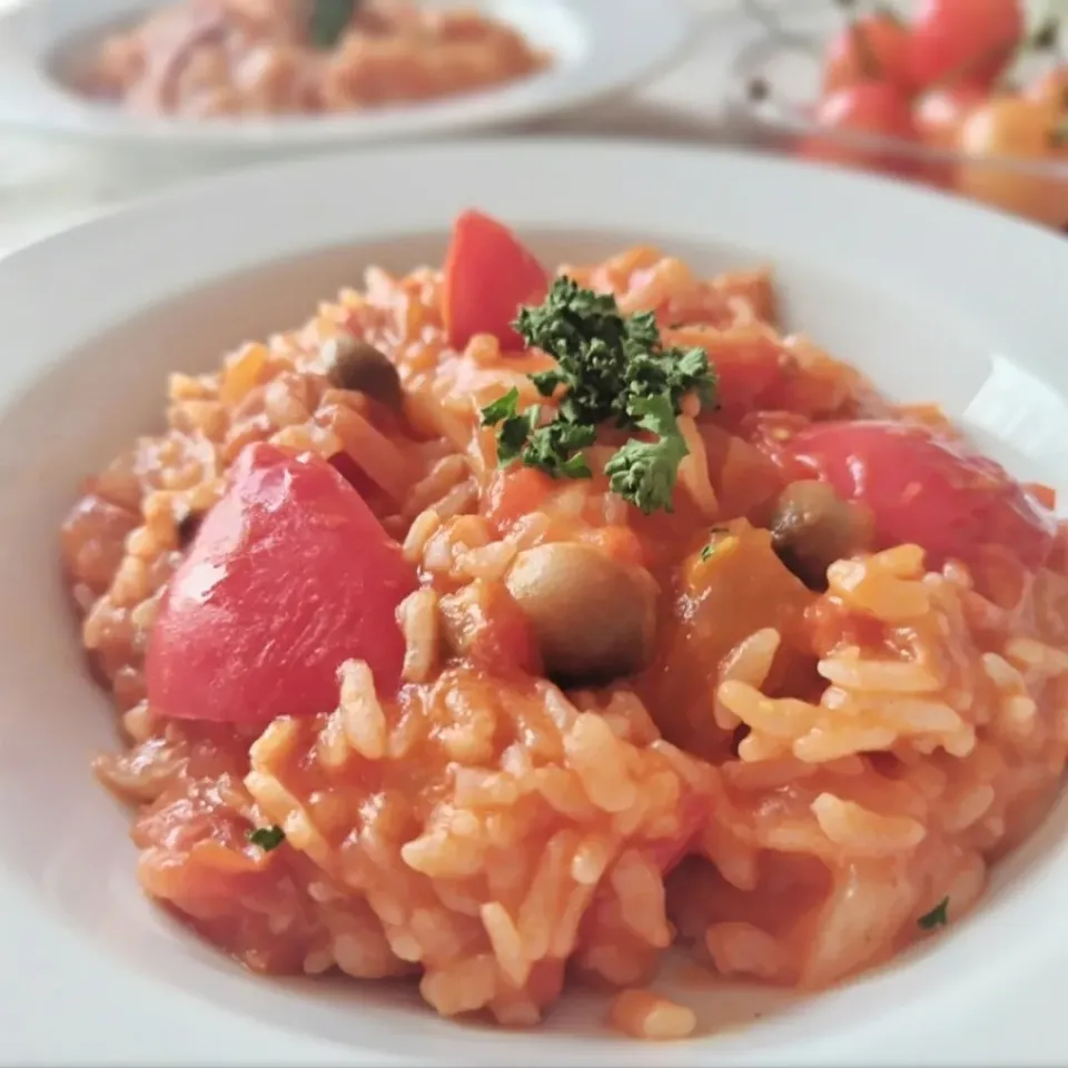 冷やご飯で
なんちゃってトマトリゾット|ポトスさん