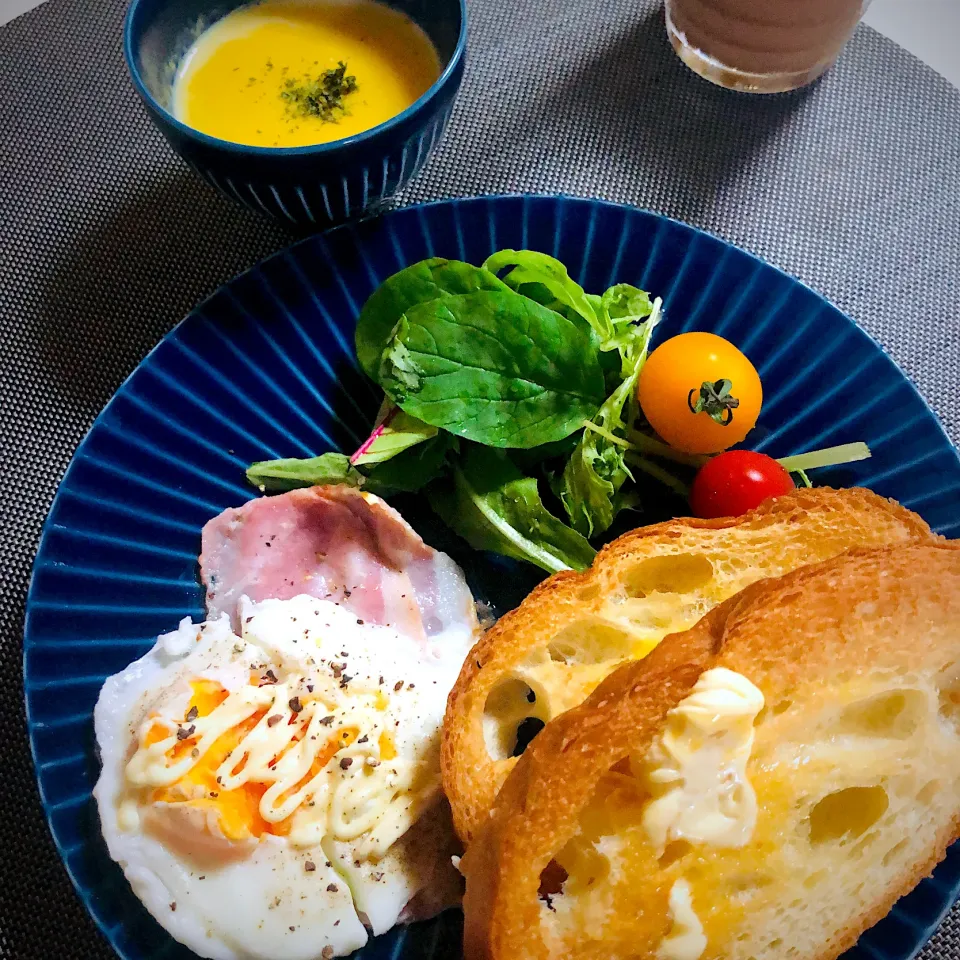 Snapdishの料理写真:今朝のごはん☀️|ユミさん