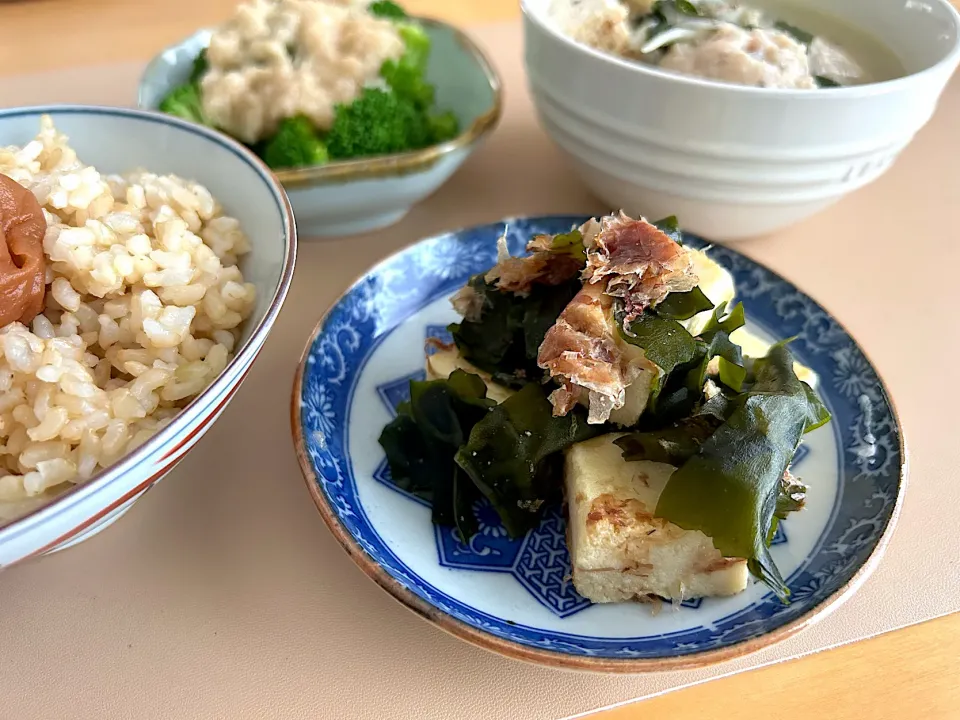 高野豆腐とわかめの煮物|かなっぺさん