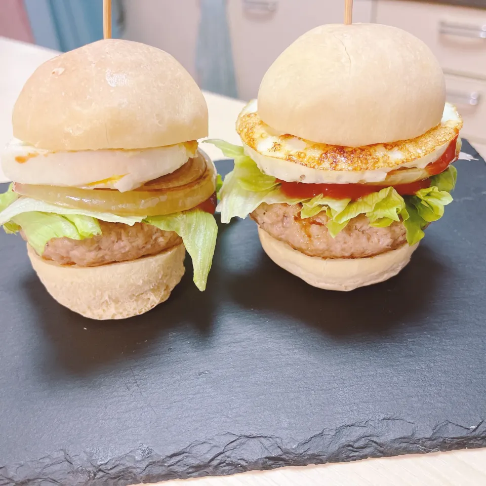 Snapdishの料理写真:米粉バーガー|I2KIさん