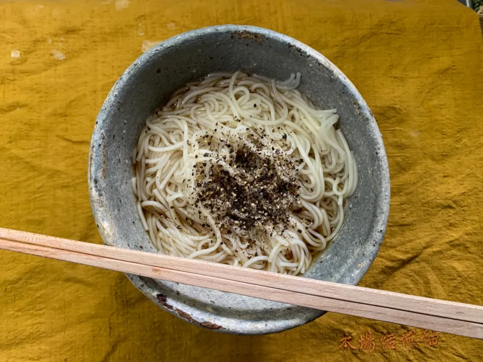 温でも冷やでも美味しい胡椒かけそうめん　　　　　　　　　室町時代、僧侶や公家の間で流行ったレシピ|KimaLABOさん