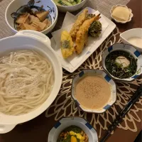 Snapdishの料理写真:釜揚げうどん風|ちえさん