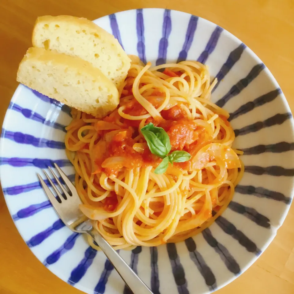 トマト味噌ソースからの🍝アラビアータ|Yu Yu mamaさん