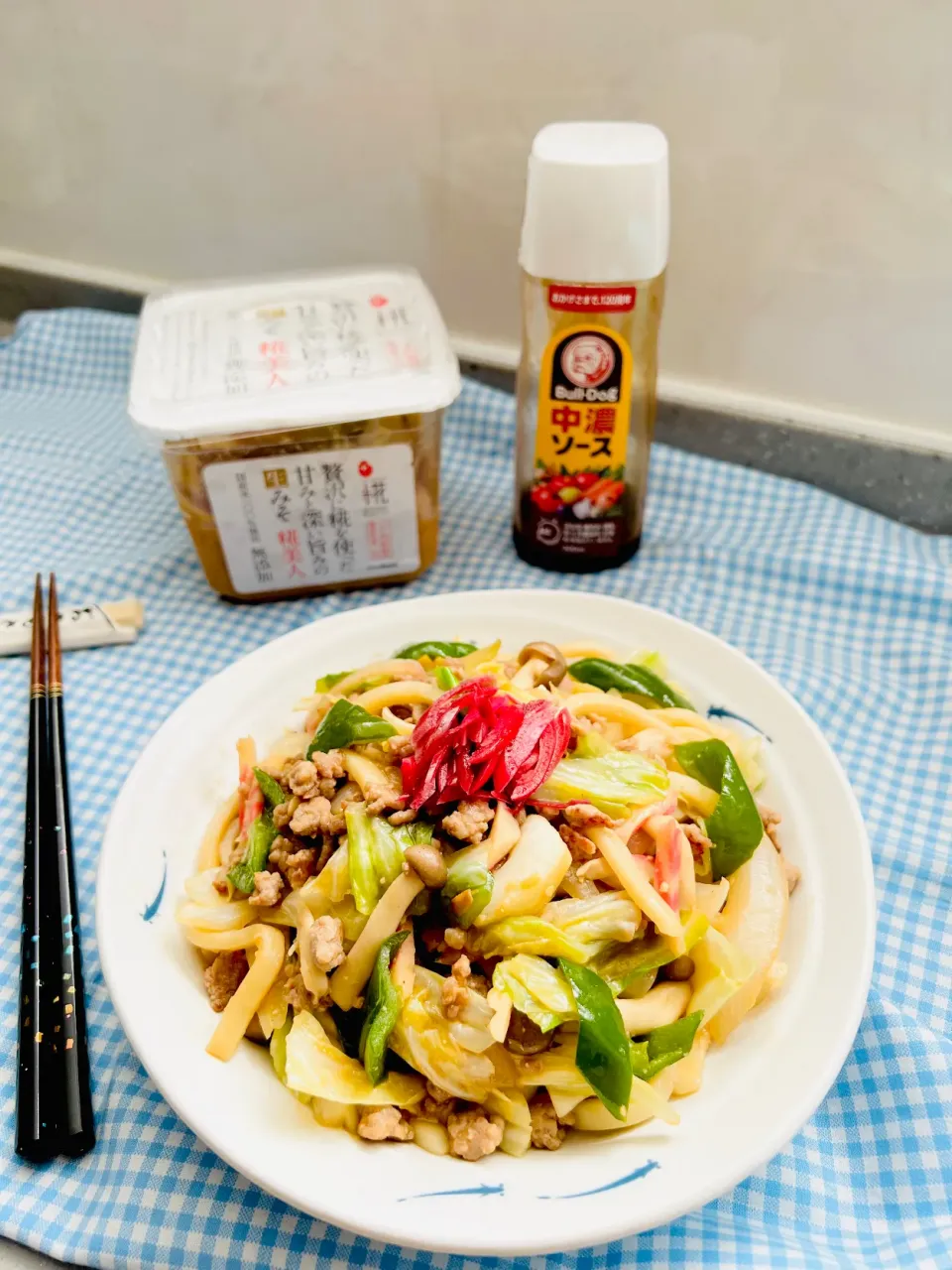 「万能味ソースで和風焼きうどん」|バシュランさん