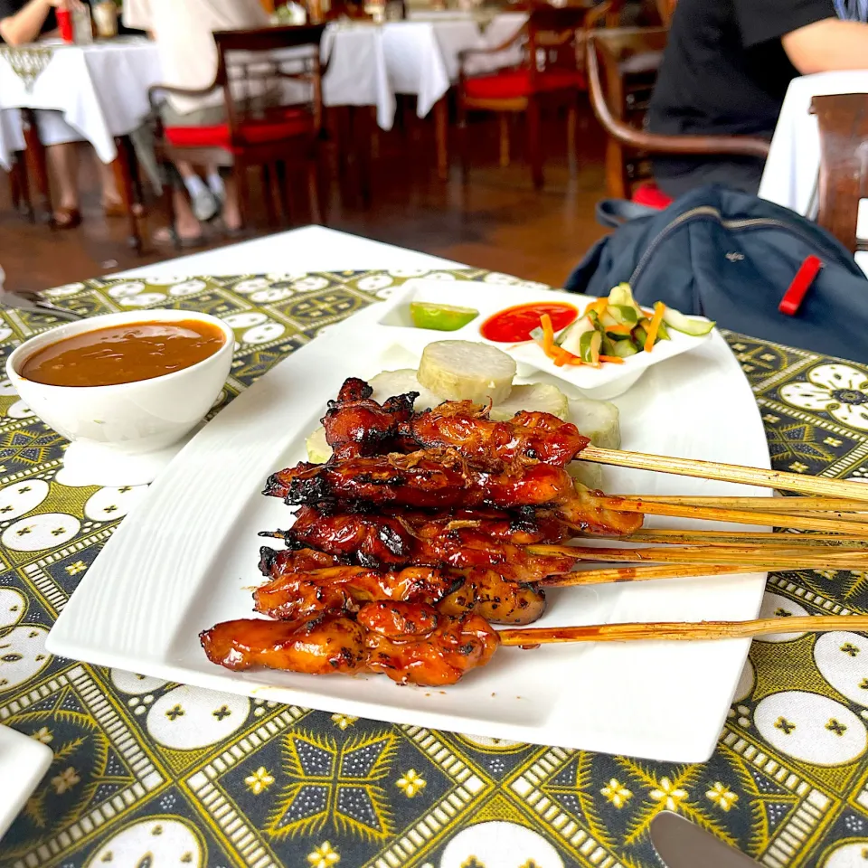 Snapdishの料理写真:Char grilled chicken satay|skyblueさん