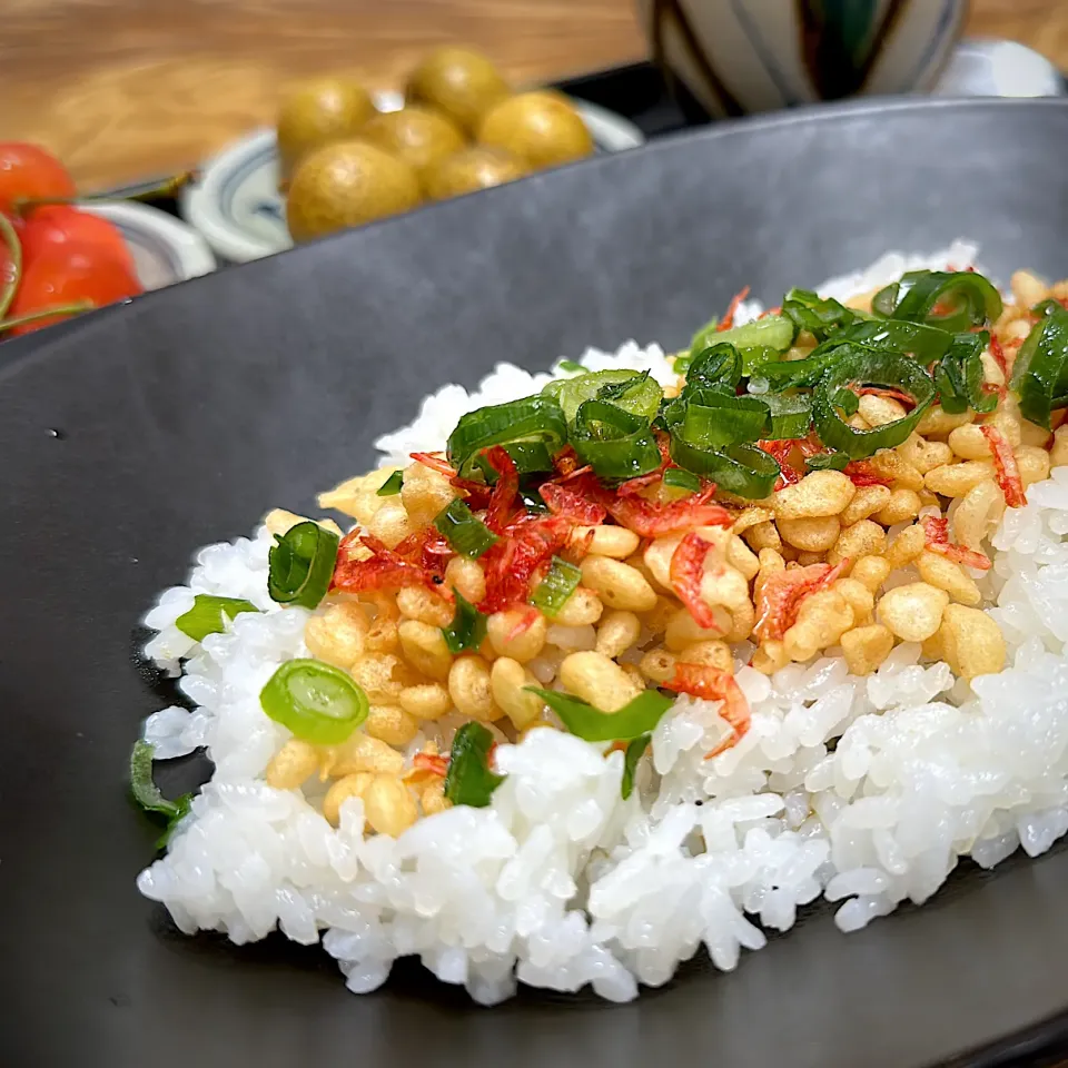 超ド級のインドア派の私が山飯！ぽんかす丼|くまちゃんさん