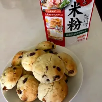 米粉で作ったレーズンパン|なべ子さん