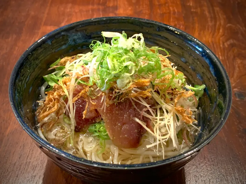 鰹の茶ずましそうめん|半田手延べそうめんの店 阿波や壱兆さん