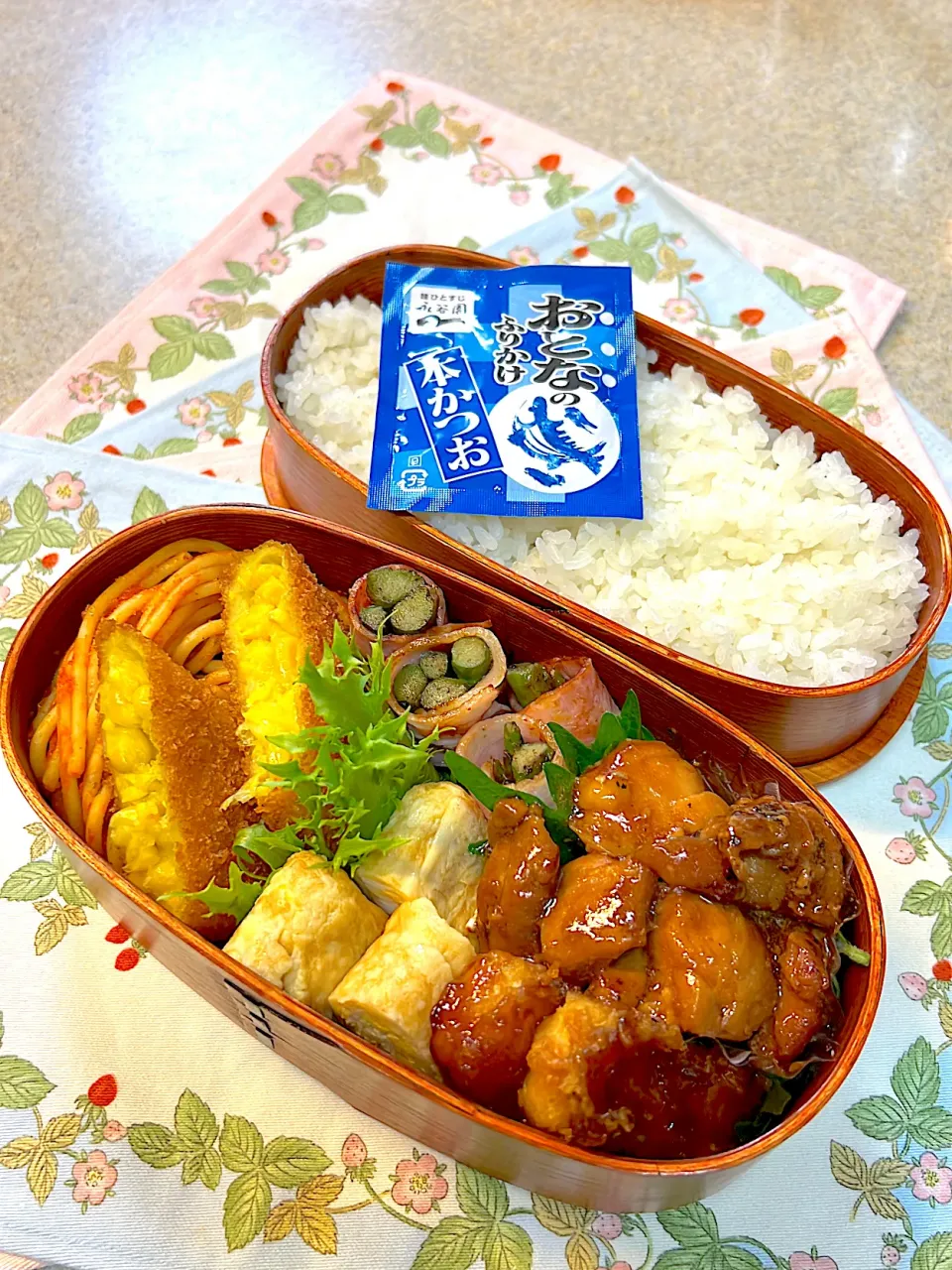 Snapdishの料理写真:👦🏻朝勤お弁当🍱|ひだまりさん