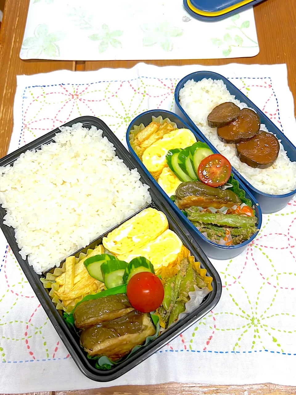 Snapdishの料理写真:6月26日月曜日ピーマン肉詰め弁当|アッキーさん