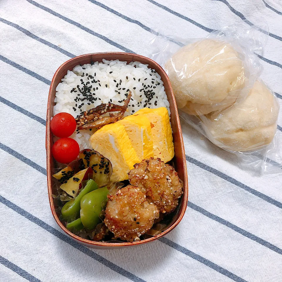 Snapdishの料理写真:三男男子高校生弁当|mickyさん