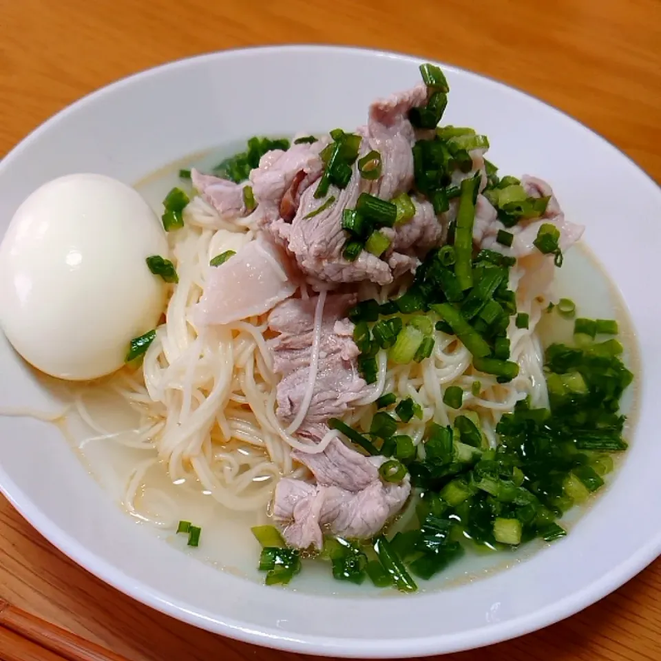 ひんやりうま塩そうめん|ごはんきろくさん