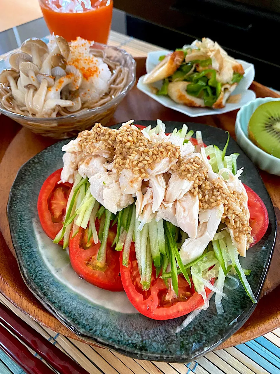 ゆかりさんの料理 棒棒鶏プレート👌|ゆかりさん