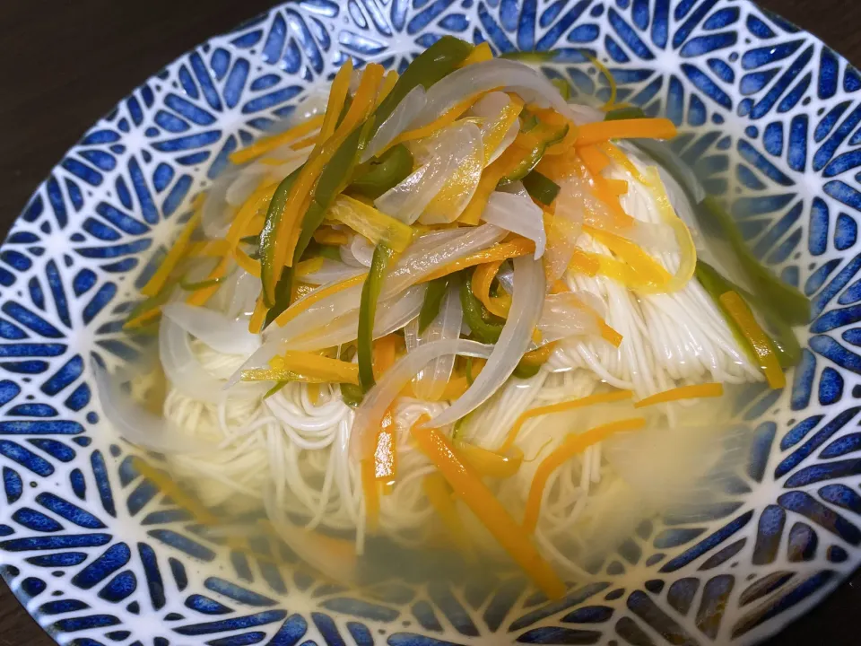 しっかり煮込んだ野菜出汁の煮麺|ちぐけんさん