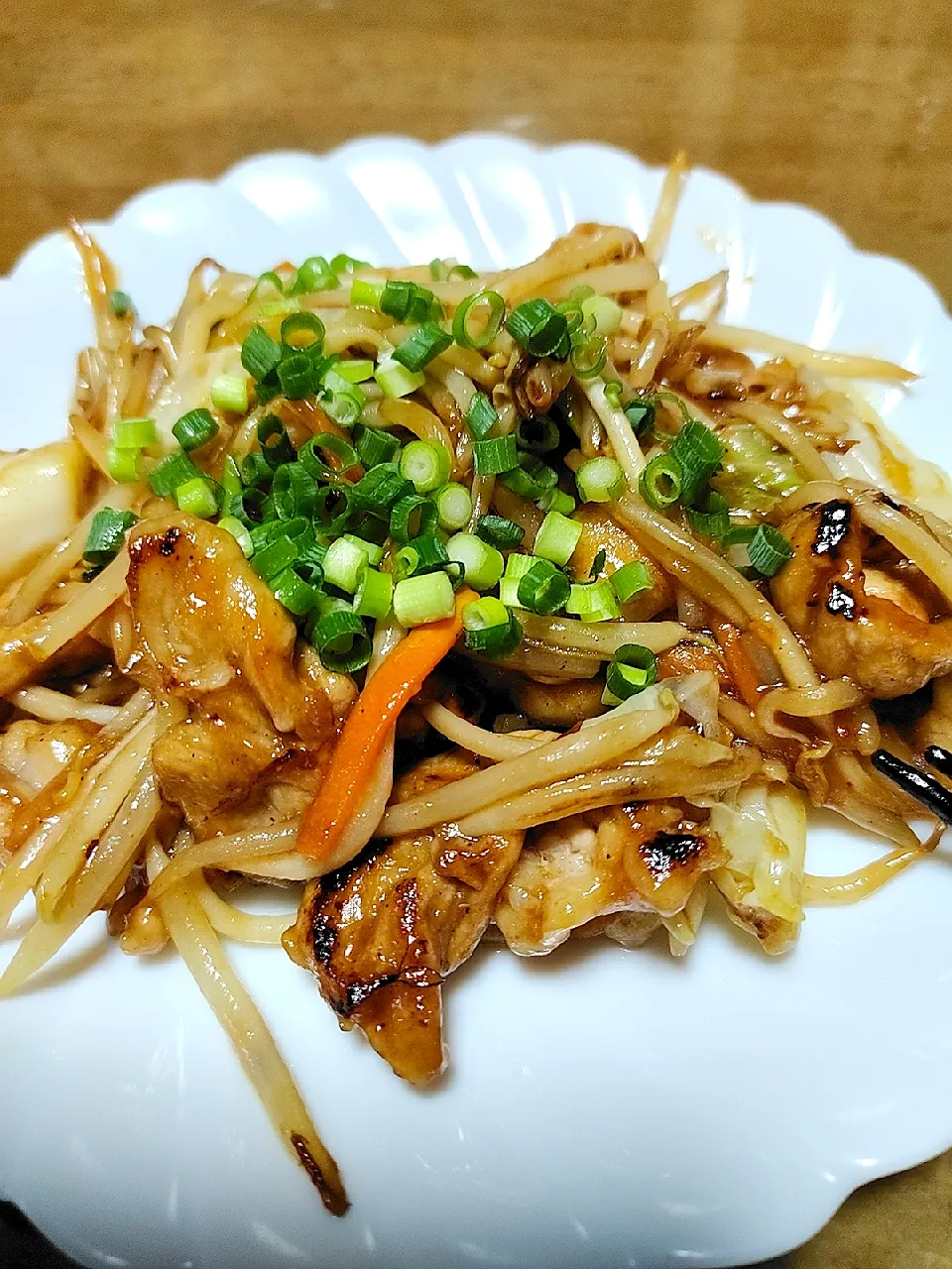 Snapdishの料理写真:もやしのニンニク醤油炒め❤️|福田則夫さん