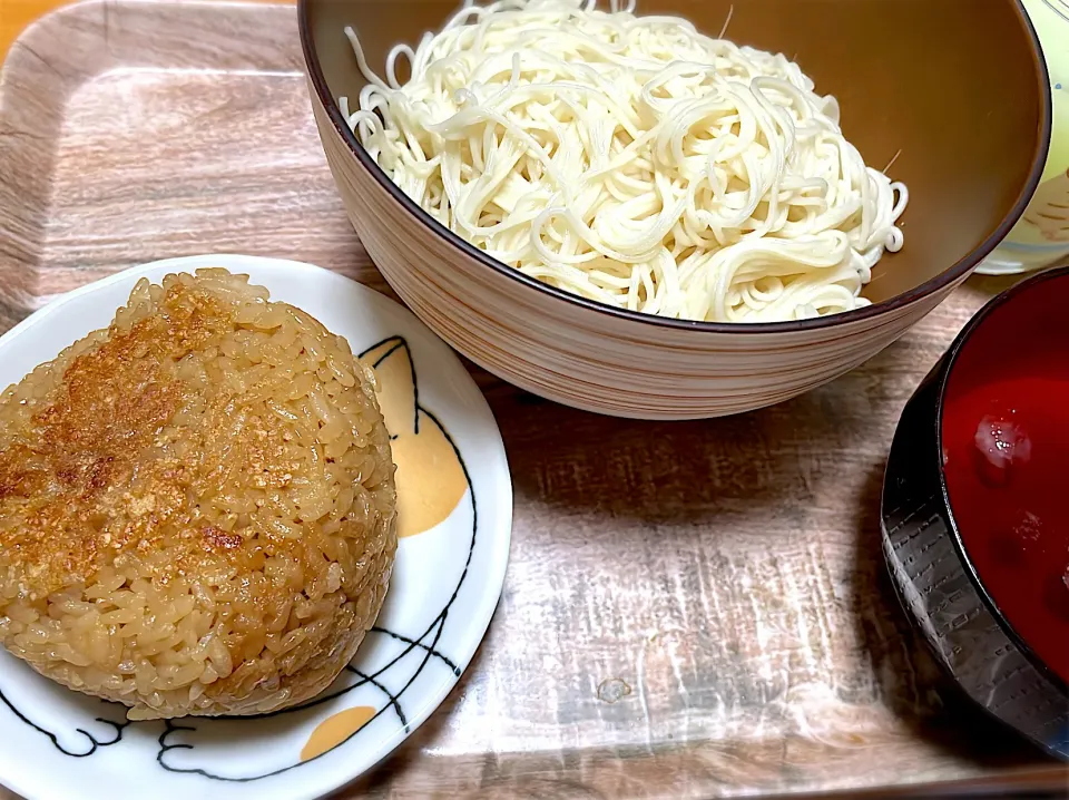 そうめん焼きおにぎりセット|くう子@料理記録さん