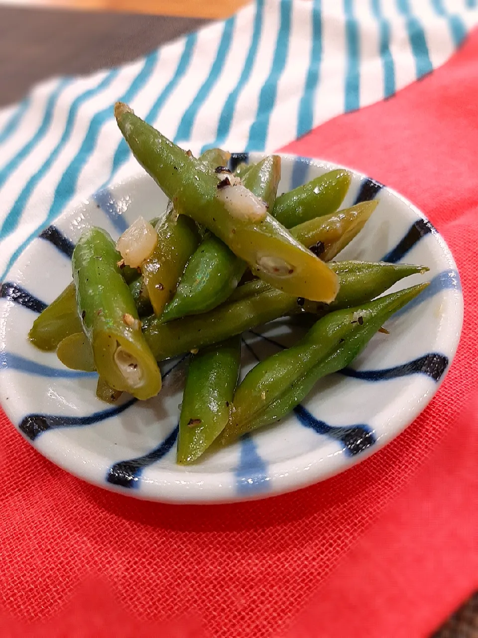 いんげん豆のマリネ|マイさん