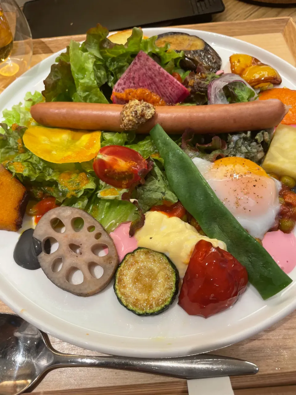 Snapdishの料理写真:パンカラトの農園直送野菜モーニング|zuchiruさん