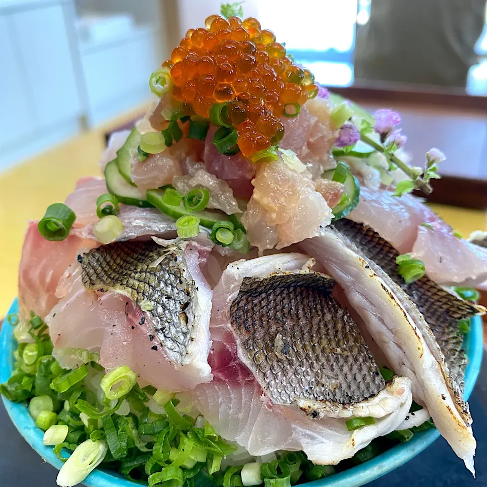 いさきとしらす丼|すいかみかんさん