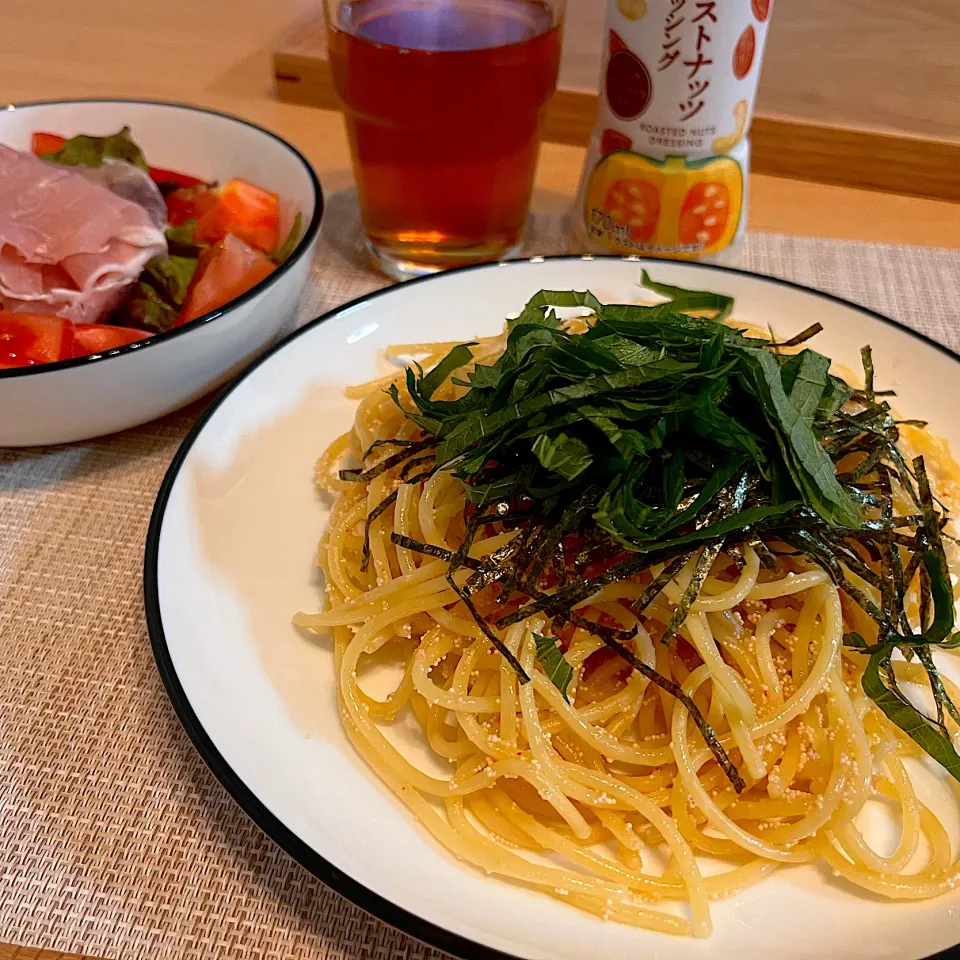 博多明太子でパスタ|まっふぃーさん