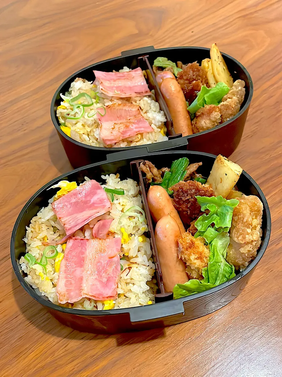 双子男子高校生弁当🍱|み〜さんさん