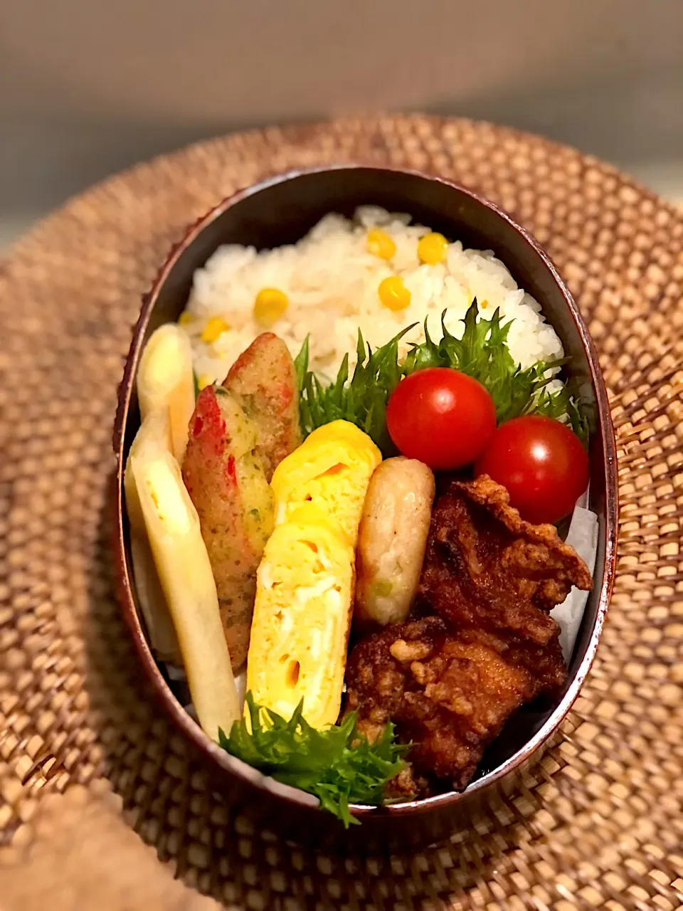 とうもろこしご飯弁当🌽|Nikoさん