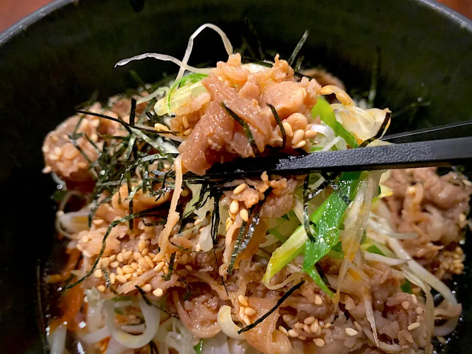 辛味牛盛そうめん|半田手延べそうめんの店 阿波や壱兆さん