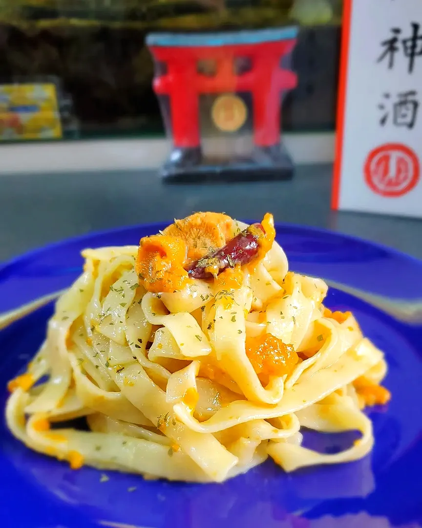 Snapdishの料理写真:生うにパスタ🍝|masaki .fさん