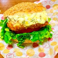 手作り✨海老カツバーガー🍔