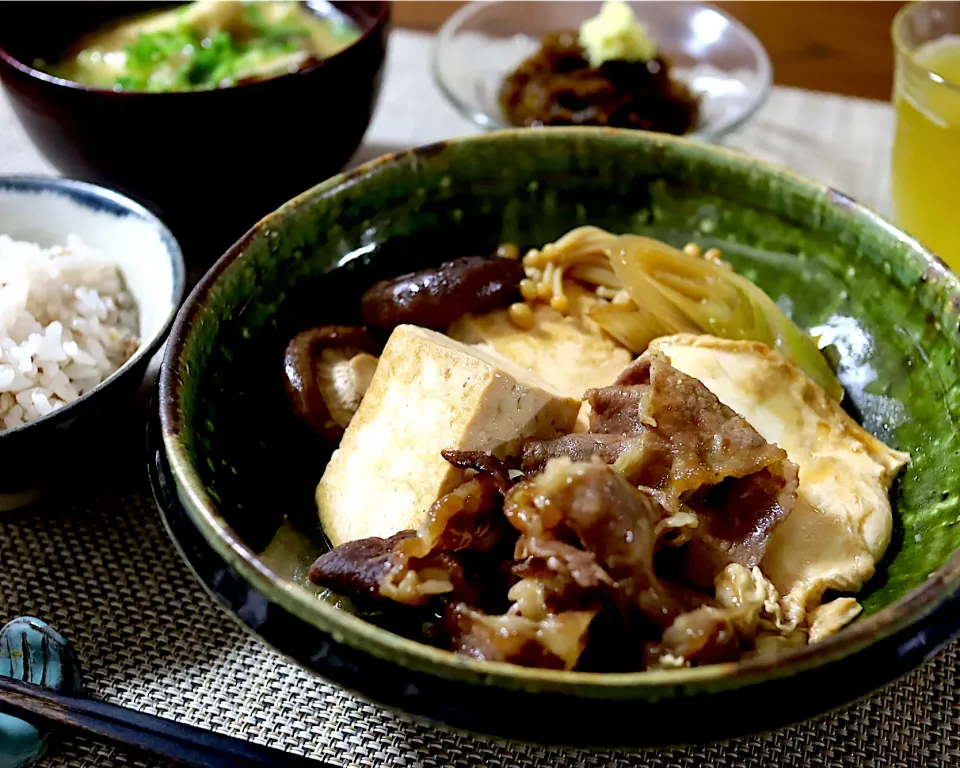 肉豆腐定食|かおるさん