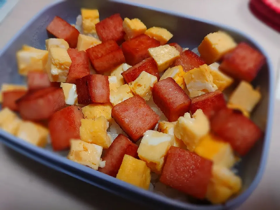 スパムタマゴ弁当|えびぱんさん