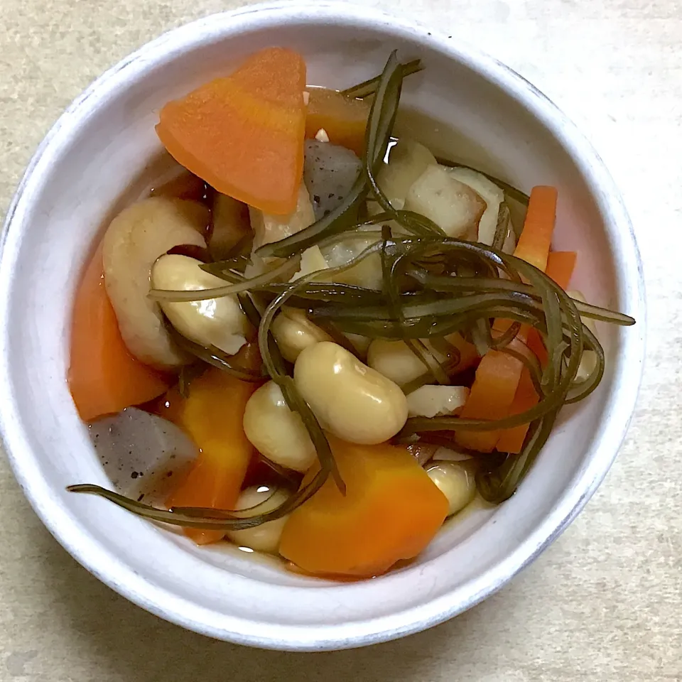 大豆と糸昆布の煮物|春の日さん