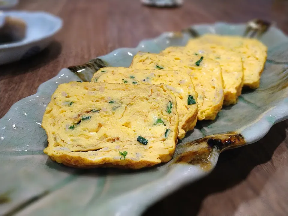 しらすとねぎの卵焼き|古尾谷りかこさん