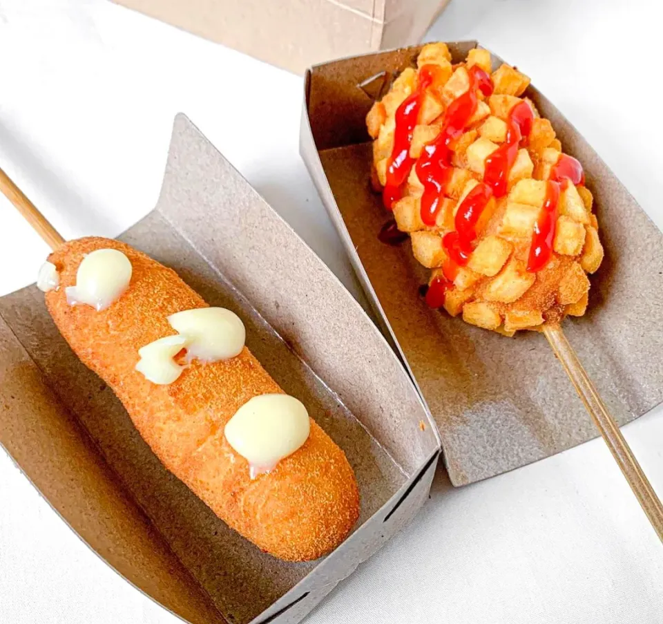 Yummy & Cheesy Corn Dogs 🌭🥰|An'leeさん