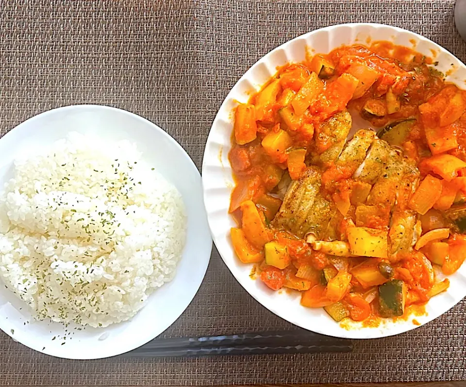 鶏のパリパリトマト煮|mi-chanさん