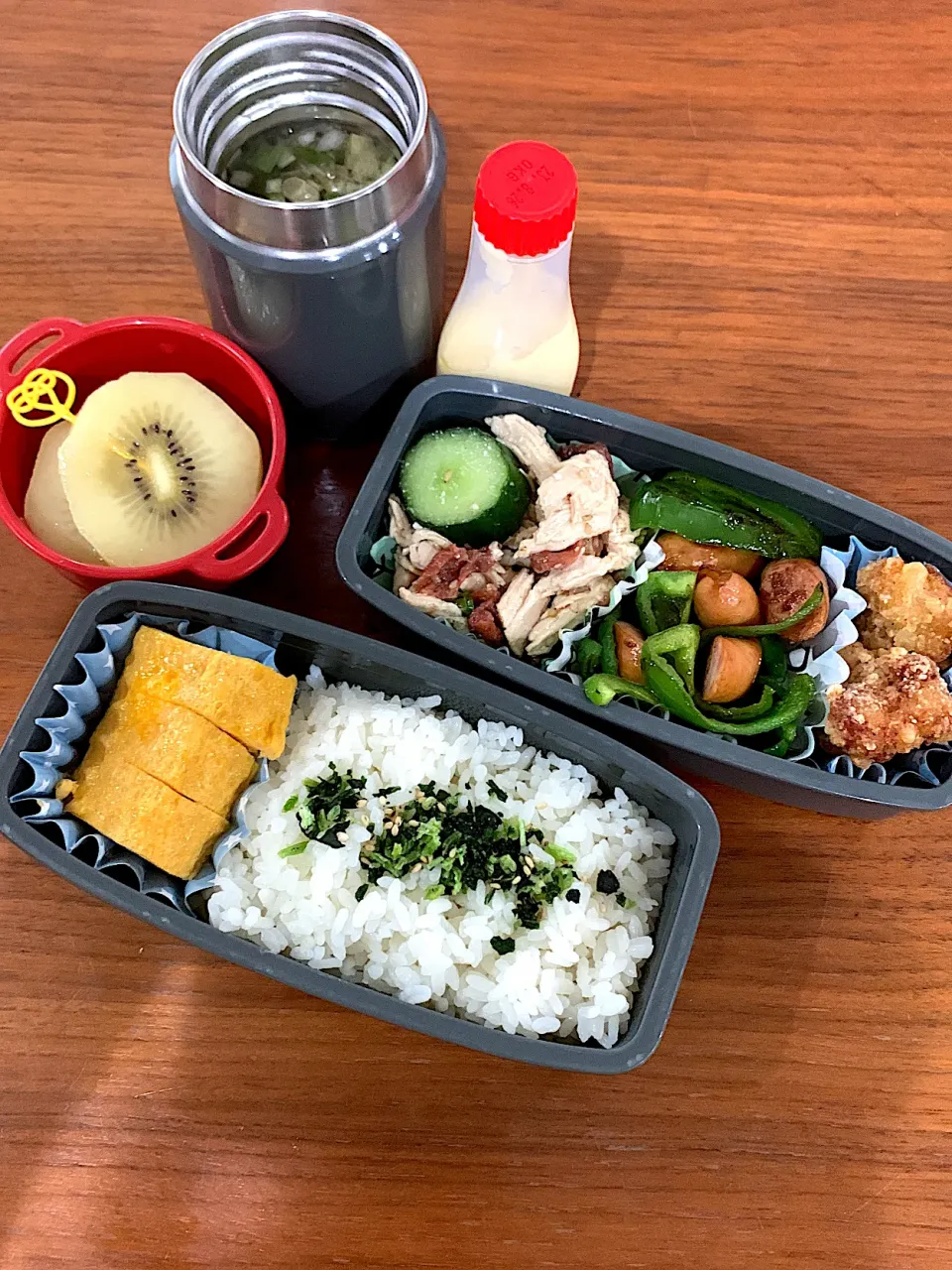 Snapdishの料理写真:2023/6/30 高1息子弁当|こうれい母さん