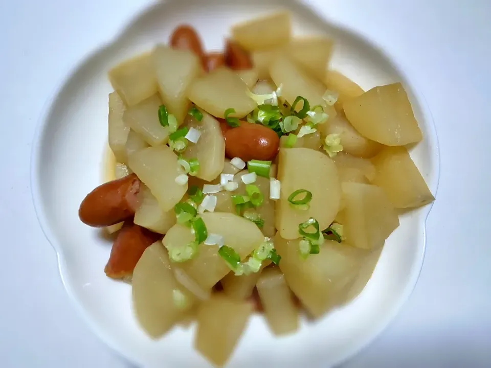 大根とウインナーの煮物|かのんさん