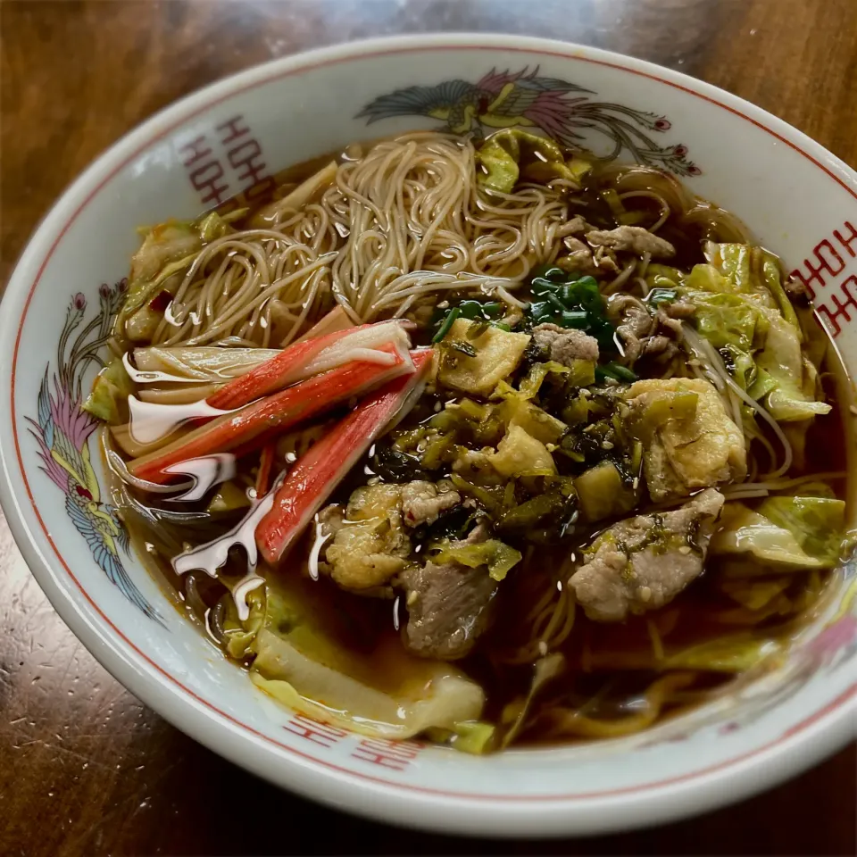 Snapdishの料理写真:麻辣 中華素麺|ななごさん