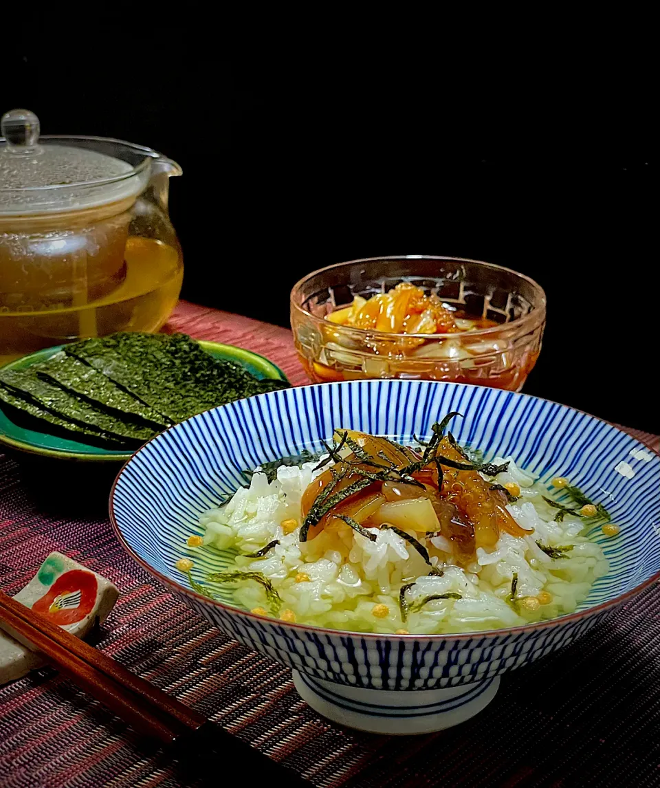 『ケンサキイカの沖漬け茶漬け』✨✨✨こいつは美味いぞ。めちゃくちゃ美味いぞ！😋|イチロッタさん